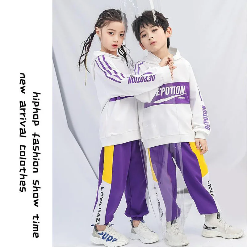 Детская одежда в стиле хип хоп толстовка с капюшоном топы повседневные штаны