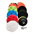 Набор самоклеящихся губок для полировки, комплект из 3, 4, 5, 6, 7 дисков, 12 шт.