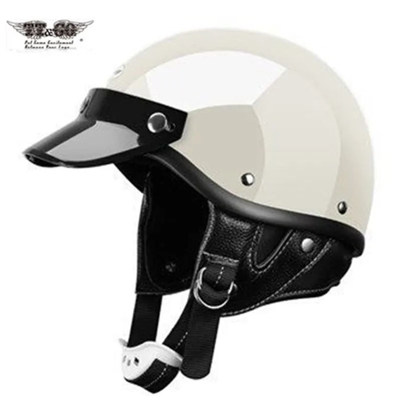TT&ampCO Retro Half Helmet Motorcycle Vintage Moto Riding Breathable Racing Off Road Helmets Casco Capacete Casque | Автомобили и