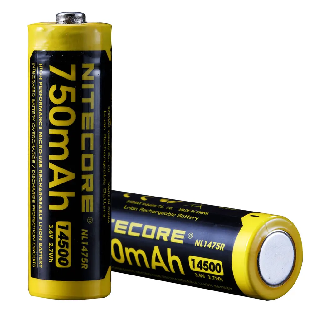 2021 NITECORE NL1475R 750mAh14500 высокая производительность с эффектом приближения c зарядкой