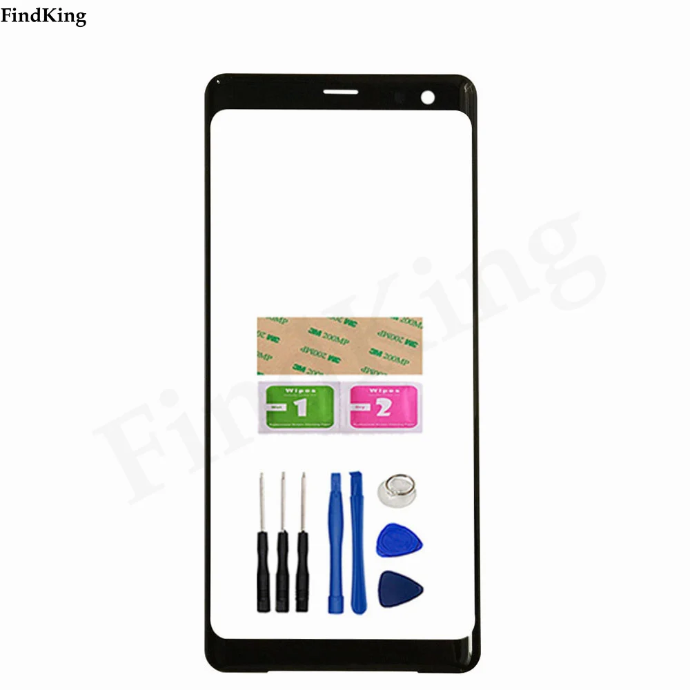 Для Sony Xperia XZ3 H9436 H9493 H8416 H9496 ЖК Переднее внешнее стекло сенсорный экран внешняя