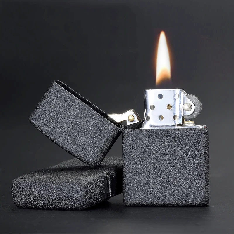 Металлическая матовая керосиновая зажигалка креативная старомодная