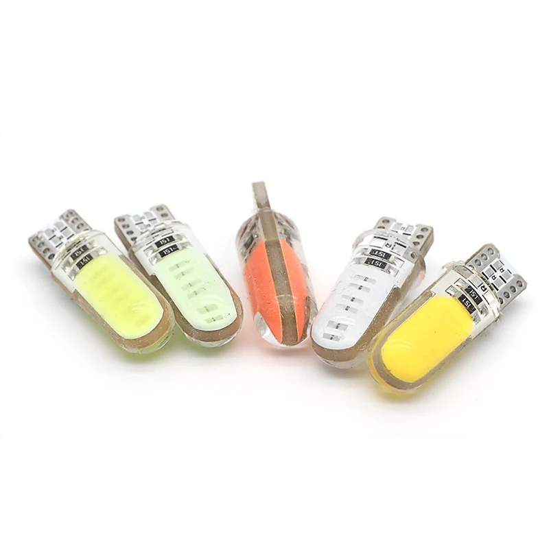 Супер ярсветодиодный светодиодная автомобильная лампа T10 W5W белый красный желтый