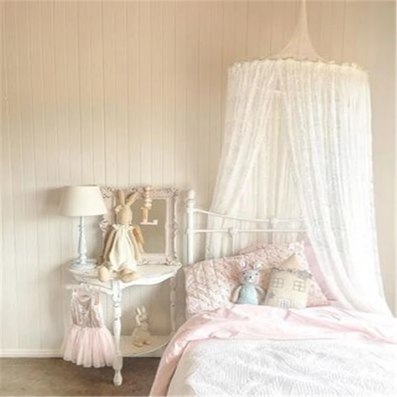 Рождественское подвесное кружевное детское постельное белье Круглый купол