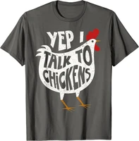 t shirt women kawaii summer tops t shirt graphic tees fashion yep i talk to chickens shirt cute chicken buffs tee gift t shirt
