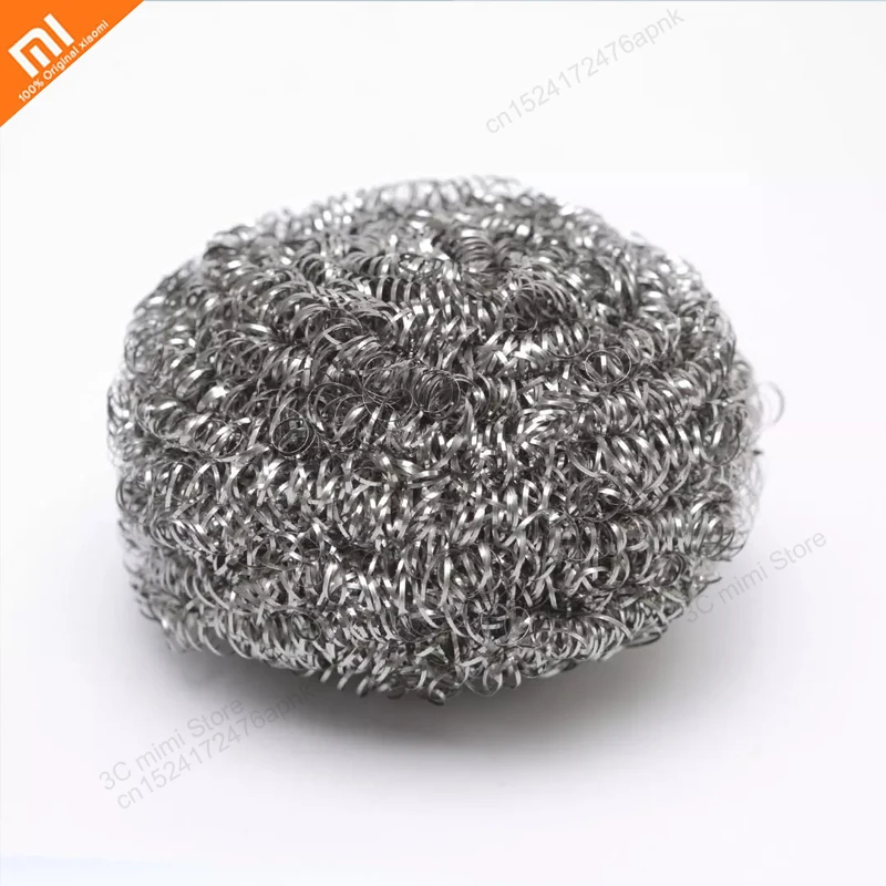 6 шт. xiaomi mijia очистка стальной шарик Бытовая щетка для мытья посуды горшок шар