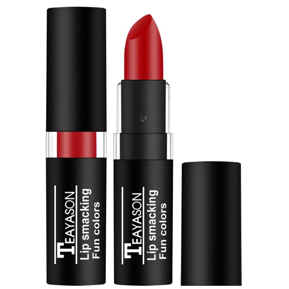 DSstyles Dark Lipstick White Color Vampire Olive Green Black Purple Halloween Retro Creative Makeup Lip Stick Cosmetics |