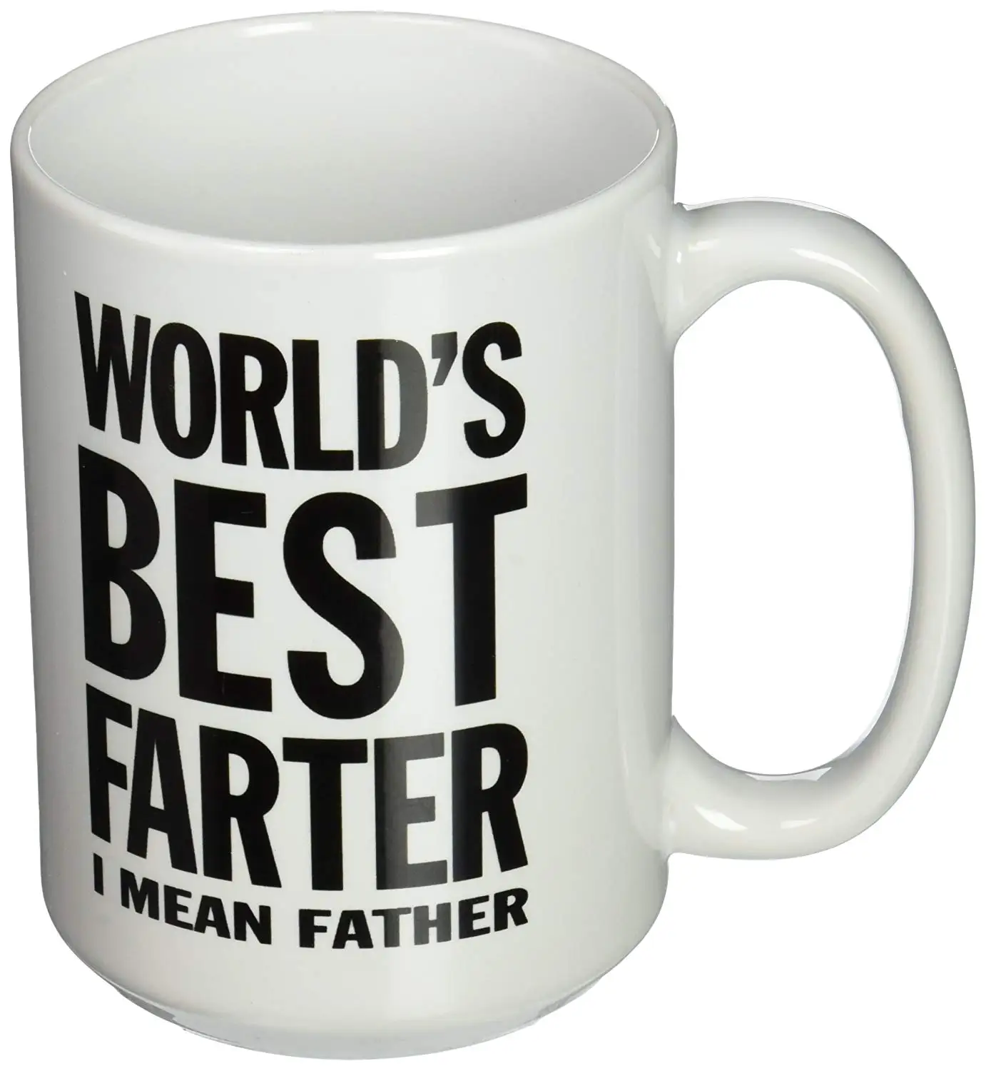 Кофейная кружка с надписью Farter I Mean Father 11 унций подарок на Рождество День отца