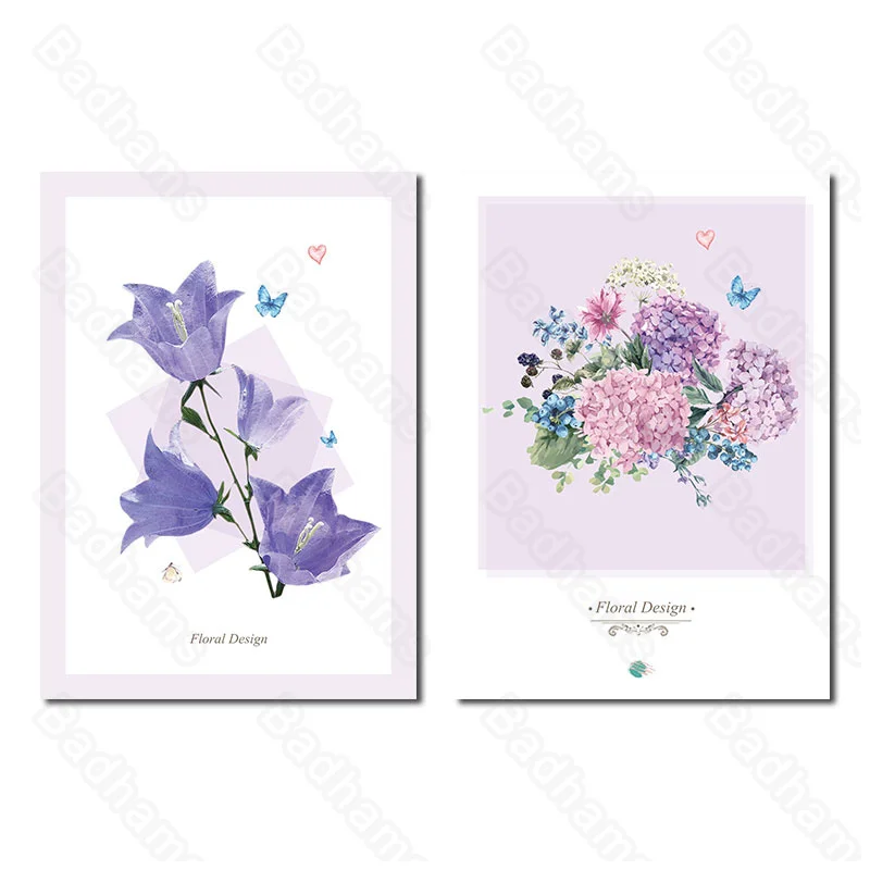 

Wall Decoration Sofa Background Mural Bedroom Porch Staircase Hanging Painting Electric Meter Box Blocking Violet Painting