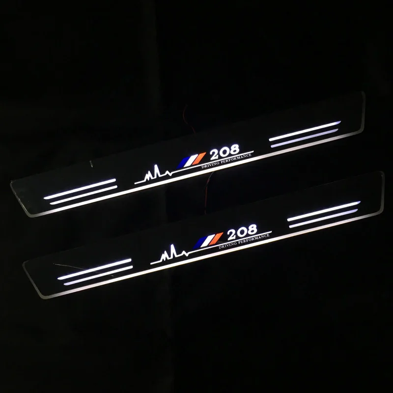 Добро пожаловать фары для Peugeot 208 2012-2015 2016 2017 2018 педаль автомобильный аксессуар