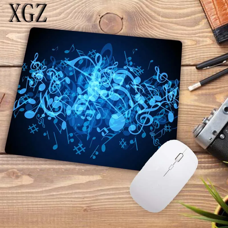 Игровой коврик для мыши XGZ с музыкальными нотами большой фиксируемыми краями ПК