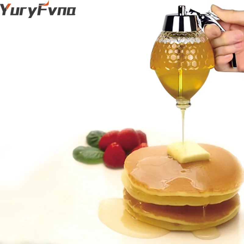 YuryFvna 200 мл акриловый дозатор сиропа для меда и сахара контейнер в консервах