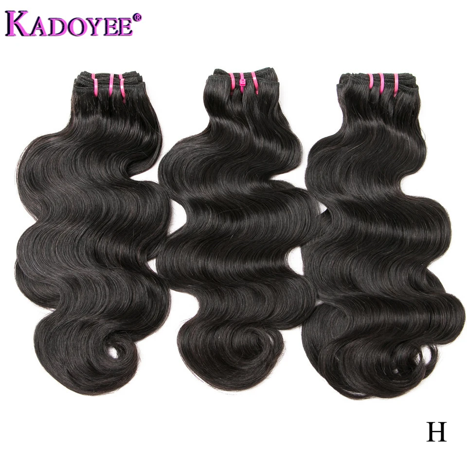 Фунми волосы объемная волна человеческих волос пряди бразильских Плетение 3