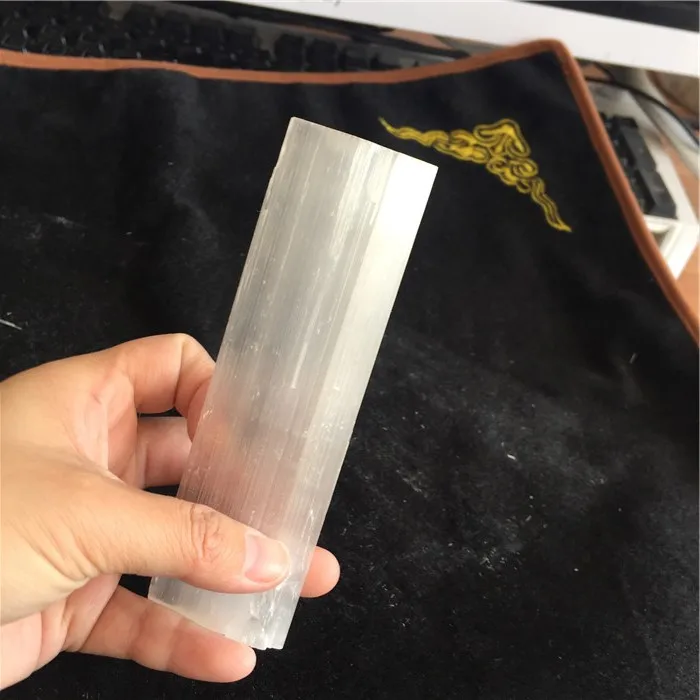 500 г натуральный драгоценный камень гипсовые палочки селенита энергетические