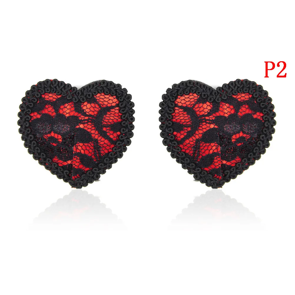 

1Pair Sex Product Sexy Sequin Nipple Covers With Tassels Heart Shape Nipple Stickers Pasties Chest Stickers