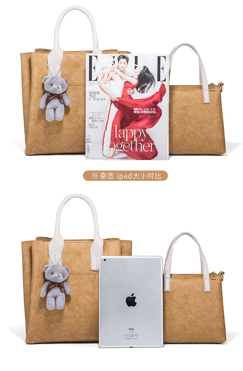 

3 pcs set 2019 Fashion Child package pu leather women handbag Female Shoulder Bags Crossbody Bags women's clutches wallet