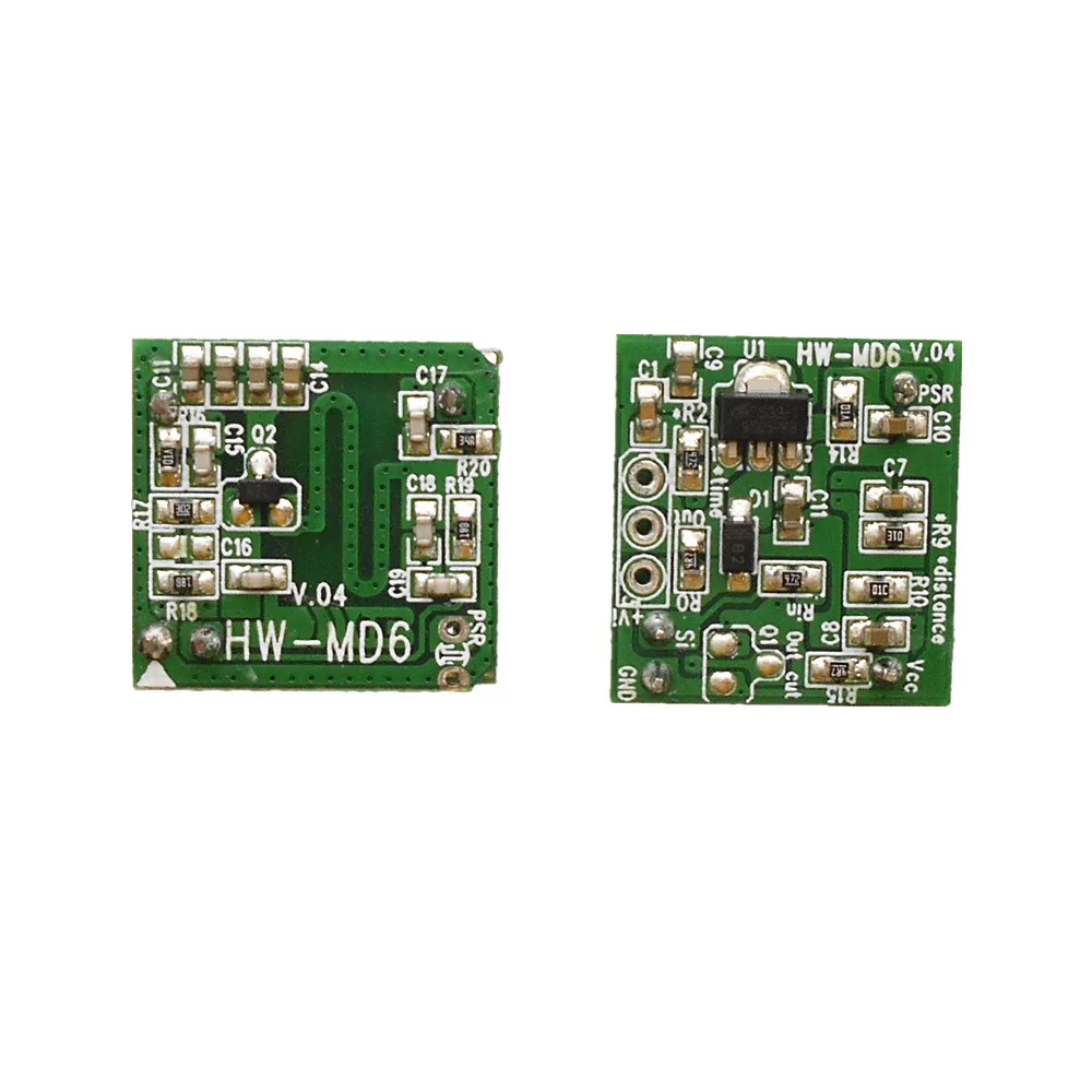 HW-MD6 Microwave radar sensing module for intelligent sensor switch Double-plate superimposed microwave | Электроника