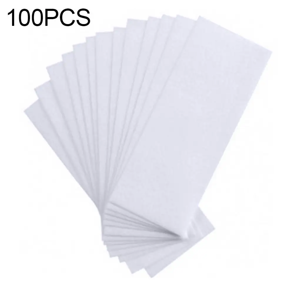 

100Pcs Lady Disposable Non-woven Wax Depilatory Paper Arm Leg Hair Removal Strip