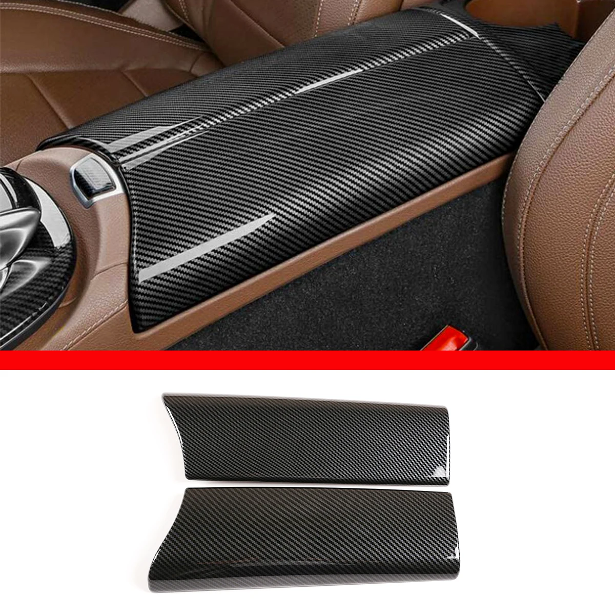 

For 2016-2021 Mercedes-Benz E-Class W213 central armrest box protection decorative cover automotive interior accessories