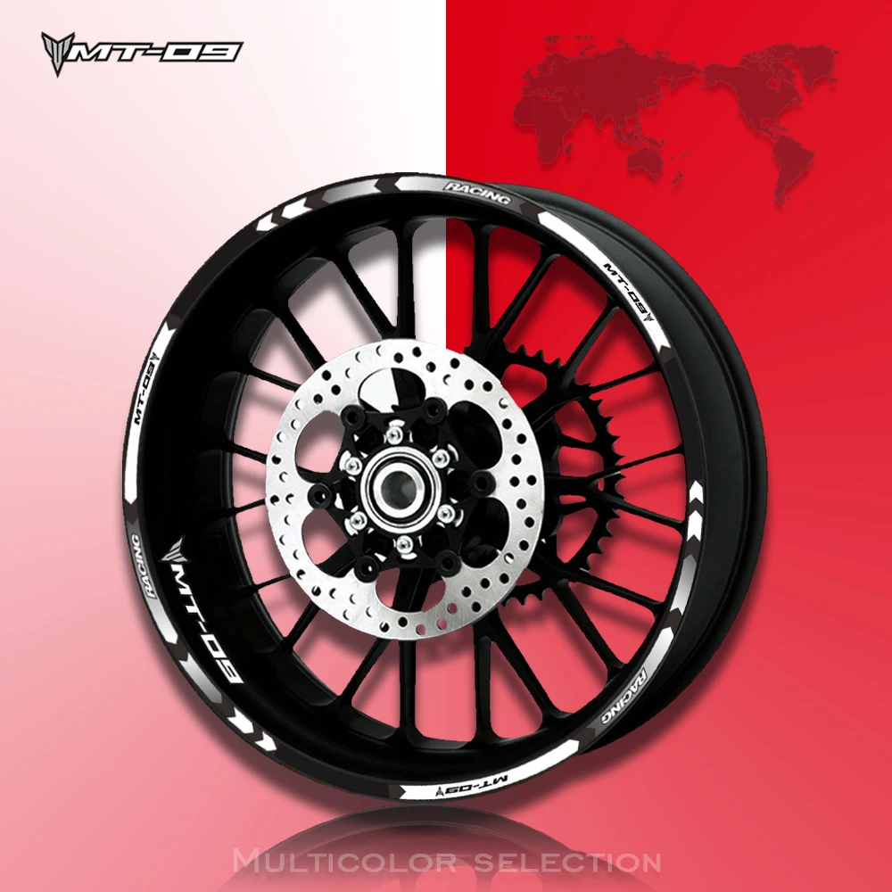 Высокое качество 6 цветов общего назначения колеса мотоцикла таблички