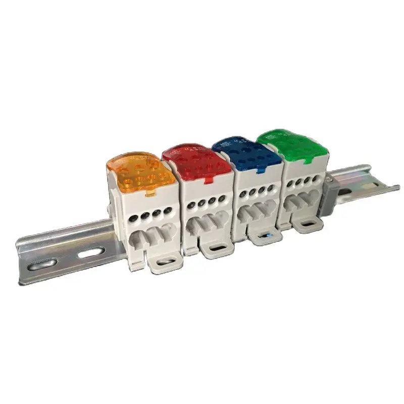 Клеммная колодка UKK80A 1 шт. красный желтый синий зеленый из Din-рейки | Строительство