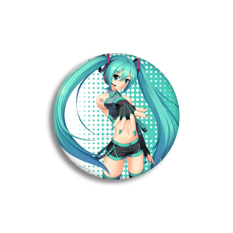 1 шт. Kawaii Hatsune Miku значок для косплея Вокалоид Рин Лен Брошь булавка коллекции