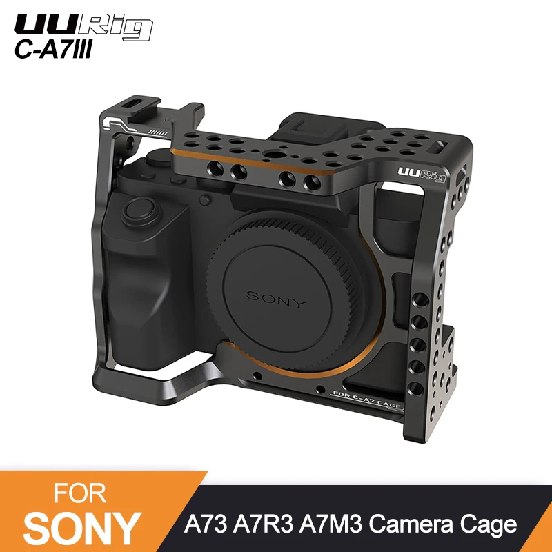 UURig клетка для камеры Sony A73 A7R3 A7M3 стандартная БЫСТРОРАЗЪЕМНАЯ пластина Arca с