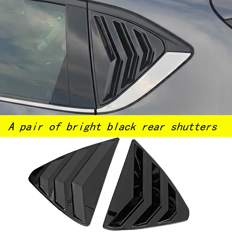 

For 17-20 models of Mazda CX-5 modified rear triangular blinds CX-5 car window decoration shark gill stickers