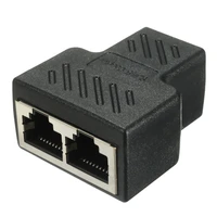 rj45 ethernet network splitter connector adapter extender ethernet cable 1 female to dual female cable joiner coupler for modem