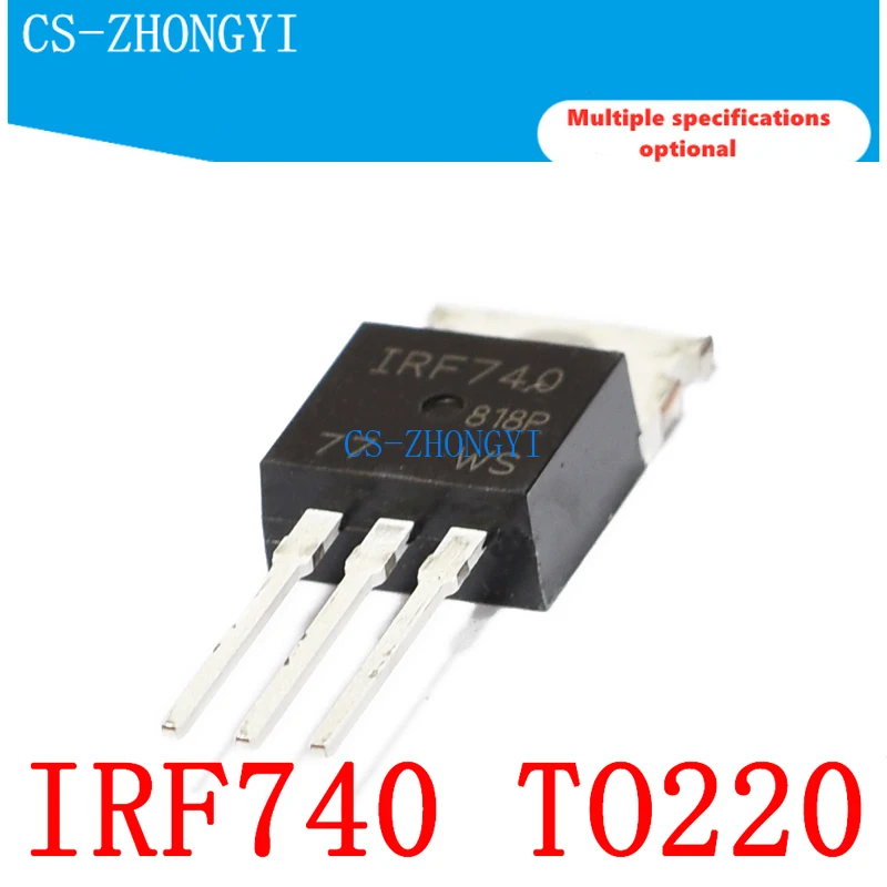 5 шт. IRF740 IRF740PBF в он-лайн МОП-трубка с полевым эффектом TO-220 | Электронные компоненты