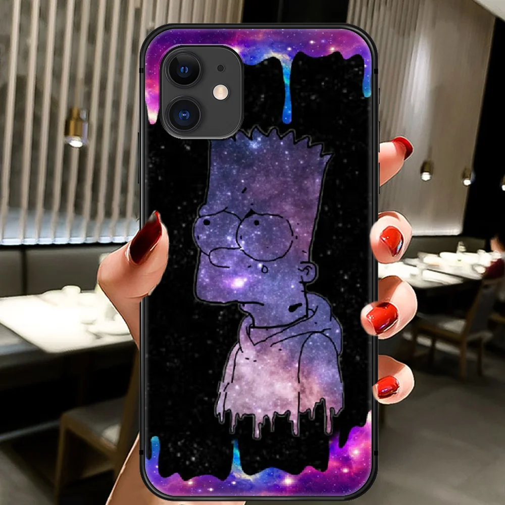 

Funny Homer J simpson Phone Case Cover Hull For IPhone 5 5s se 2 6 6s 7 8 12 Mini Plus X XS XR 11 PRO MAX black Funda Tpu Coque