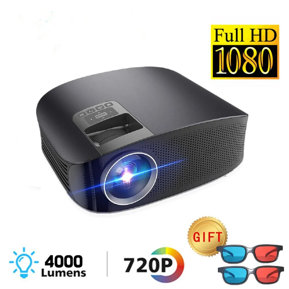 Светодиодный проектор YG600 высококачественный фокус объектив 1080P 3D Визуальный