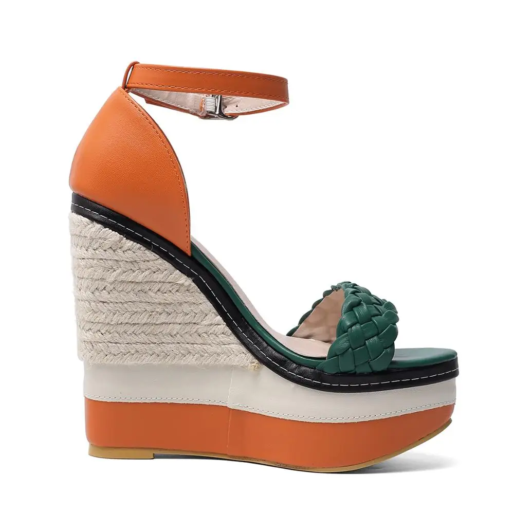 Передний и задний ремешок с открытым носком ремешком на щиколотке