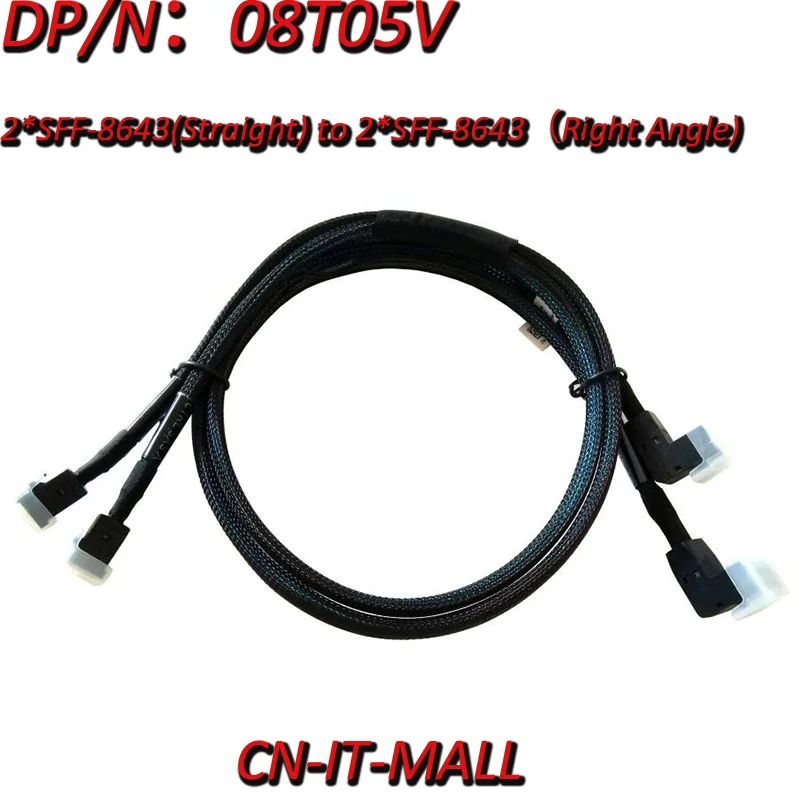 

New Dual MiniSAS HD SFF-8643 cable for PowerEdge R730XD 08T05V 8T05V R0033