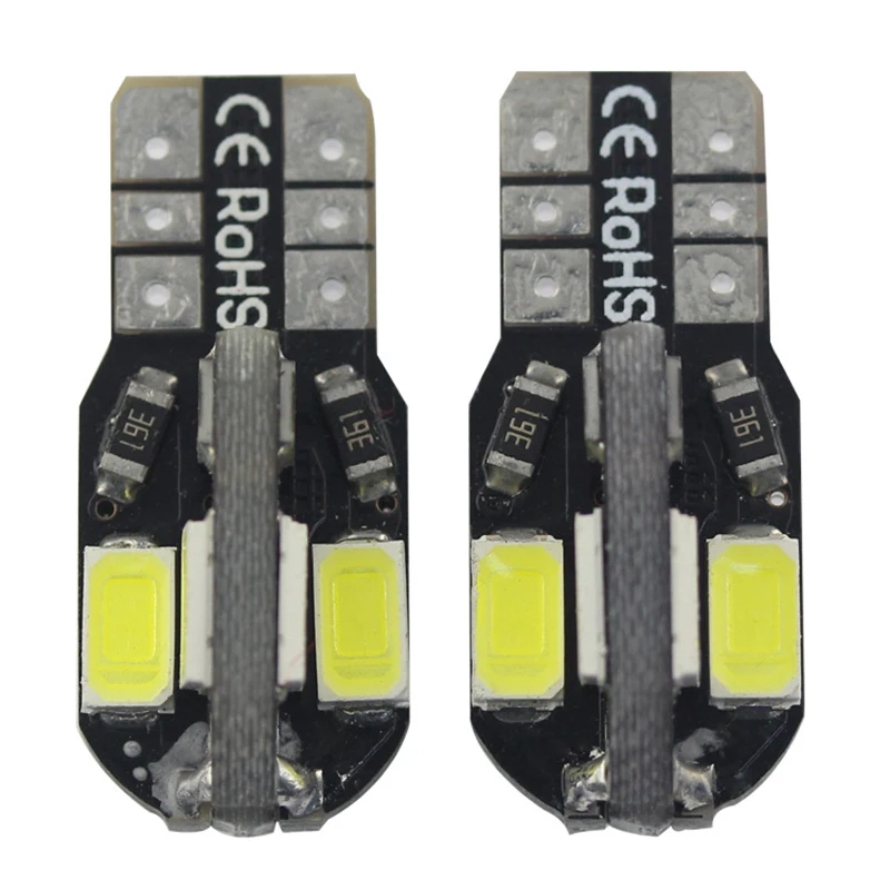 T10 W5W canbus без ошибок 10 SMD 5630 5730 светодиодный светильник Wedge Bulb высокой мощности