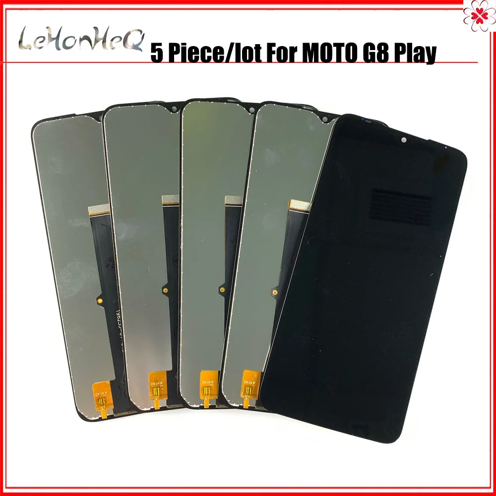 Pantalla LCD t&aacute;ctil para Moto G8 Play, reemplazo de montaje de digitalizador para Motorola G8 Play, 5 unids/lote-0