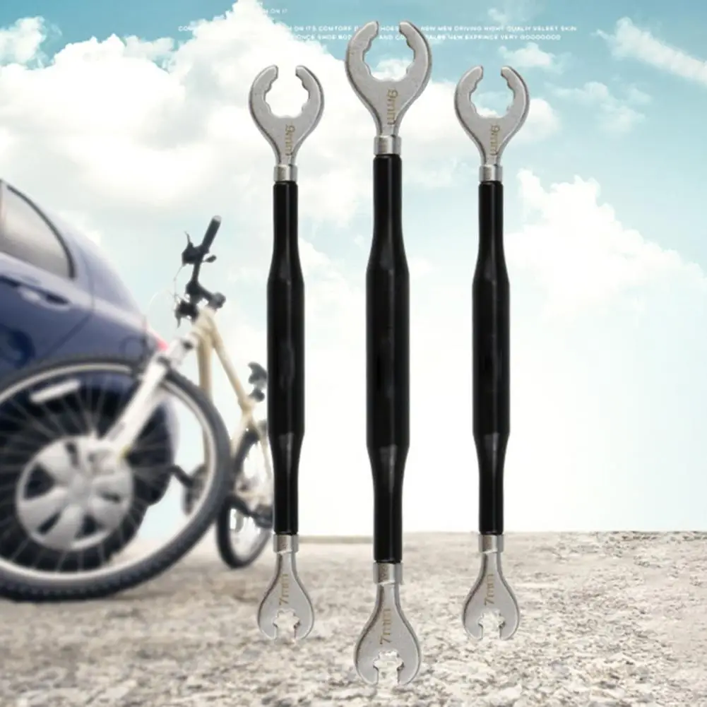 

Spoke Wrench Portable Anti-rust Metal Bicycle Wheel Spokes Spanner Repair Tool for Maintenance Bicycle Wire Calibration Tools