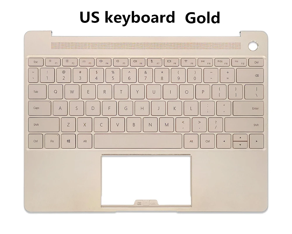 Клавиатура с подсветкой для ноутбука США верхняя/задняя верхняя Сенсорная