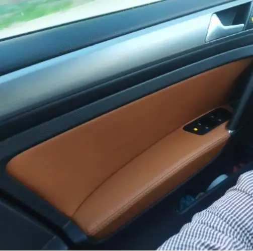 Передняя/задняя панель из микрофибры и кожаный чехол для подлокотника защитная