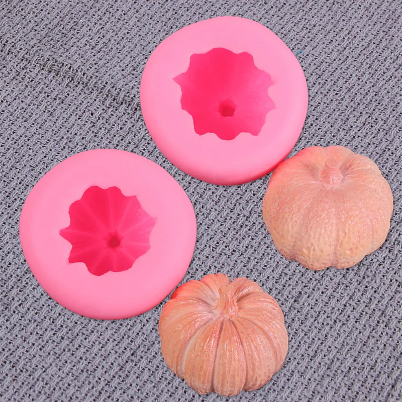Хэллоуин 3D Тыква торт прессформы Горячие силиконовые свечи DIY формы для мыла