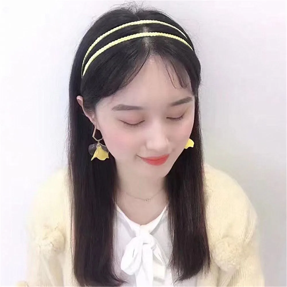 

Glitter Colorful Sequins Double-side Hairband Women Girls Stylish Headband Hair Hoop Temperament Headdress Hair Accessories