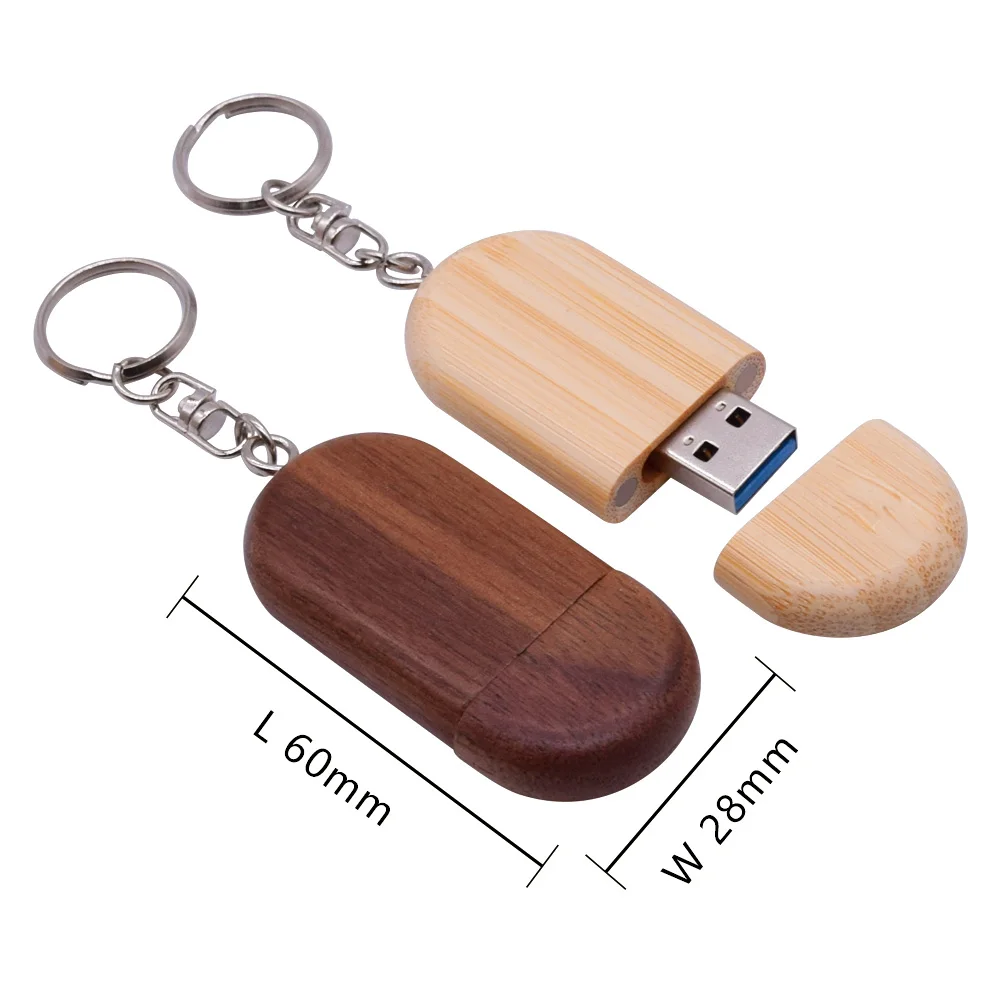 Пользовательский логотип деревянный персонализированный Usb флэш накопитель 3 0