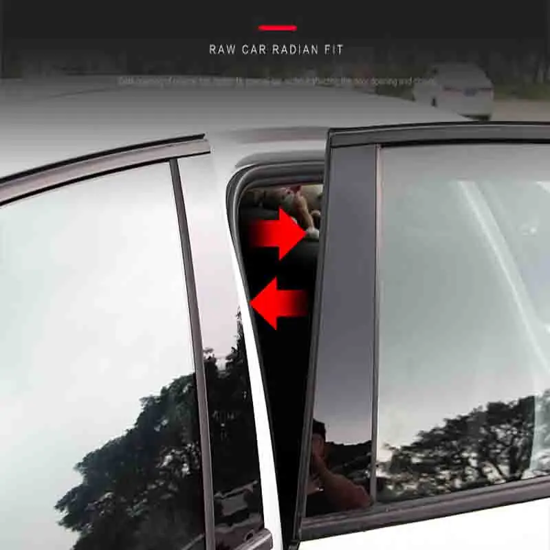 Глянцевая черная Зеркальная Наклейка на автомобильное окно BMW E46 E90 E60 E39 E36 F30 F10 F20 X5