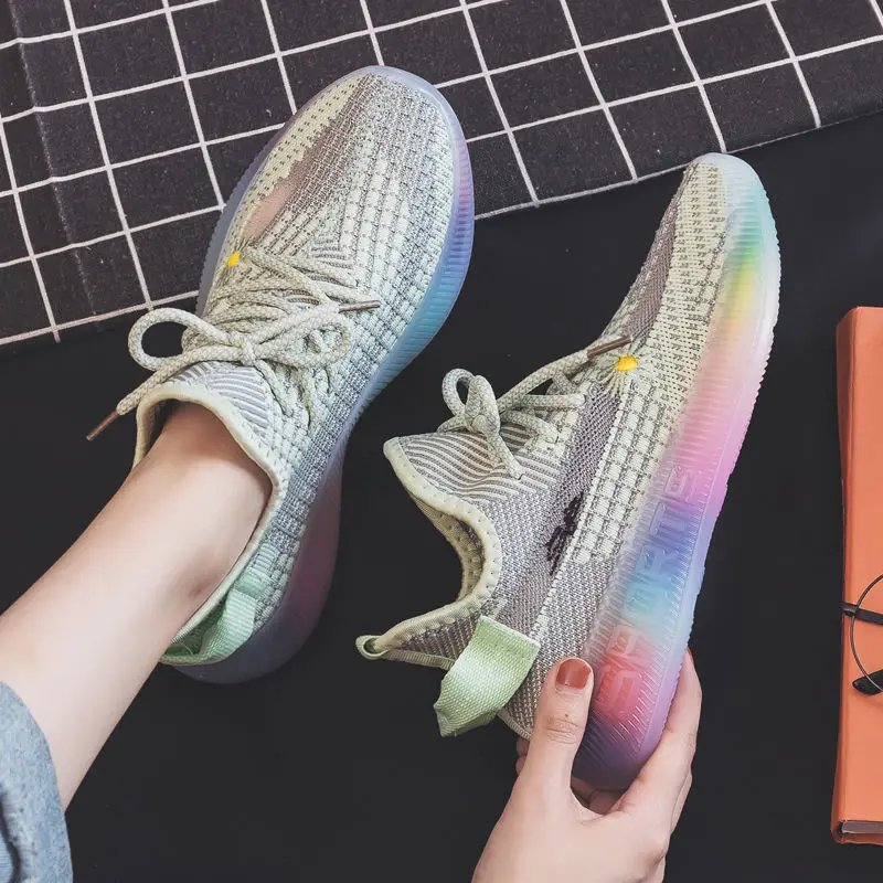 

New Breathable Little Daisy Coconut Shoes, V350 Men's Sports Shoes, Leisure Trend, Reflective Woman's Shoes