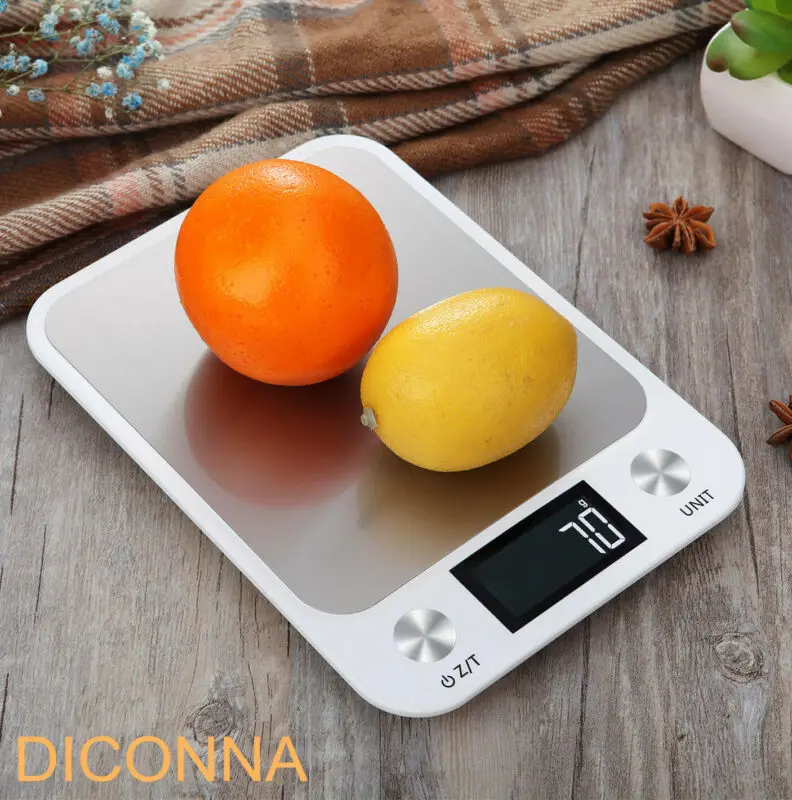 

New LCD Kitchen Digital Scale Portable Mini Food Jewelry Gram Weight Balance Precision Electronic Scale 5kg 10kg /1g