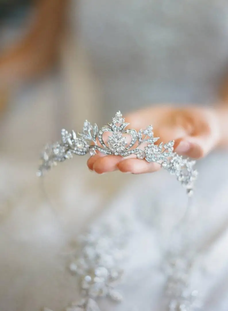 

Bridal Tiara Wedding Hairpiece Rhinestone Crown Crystal Headband Bride Hair Piece Hair Accessories