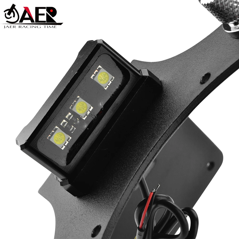 For Kawasaki Z800 2013-2018 Motorcycle License Plate Holder Tail Rear Light Bracket Mount Support LED light | Автомобили и
