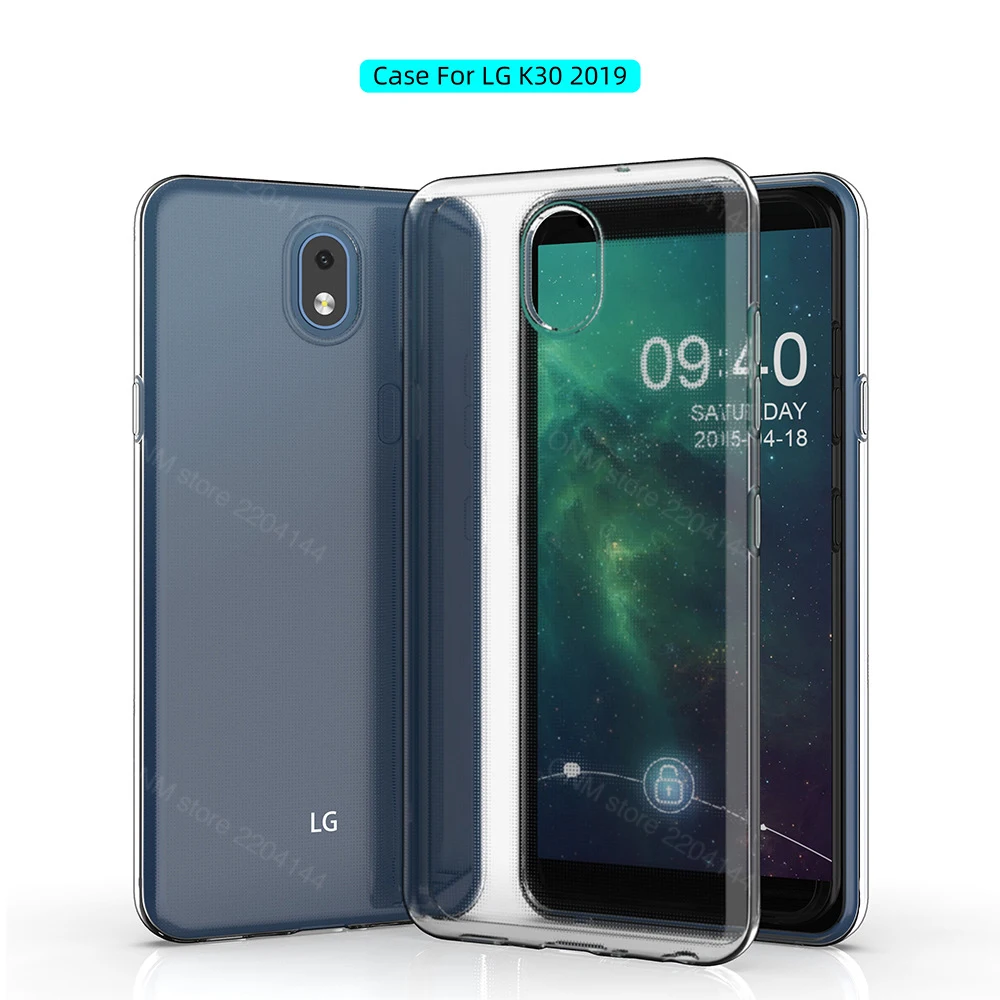

Case For LG K30 2019 TPU Silicon Clear Fitted Bumper Soft Case for LG K30 (2019) Transparent Back Cover