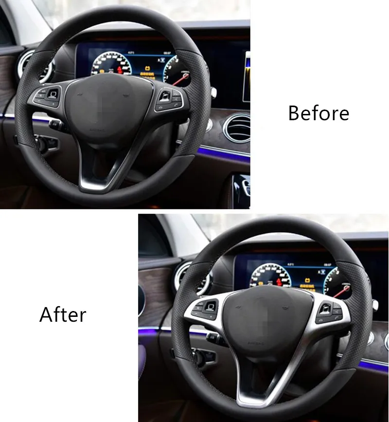Отделка кнопки рулевого колеса для Mercedes Benz Vito W447 2014 2017 аксессуары салона