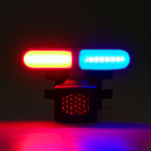 B Велосипедный свет, usb-зарядка мигающего освещения освещение режимы для велосипеда свет Flash Light Хвост сзади Велосипедные фары для гор, подседельный штырь для горного велосипеда,#2 - Цвет: B